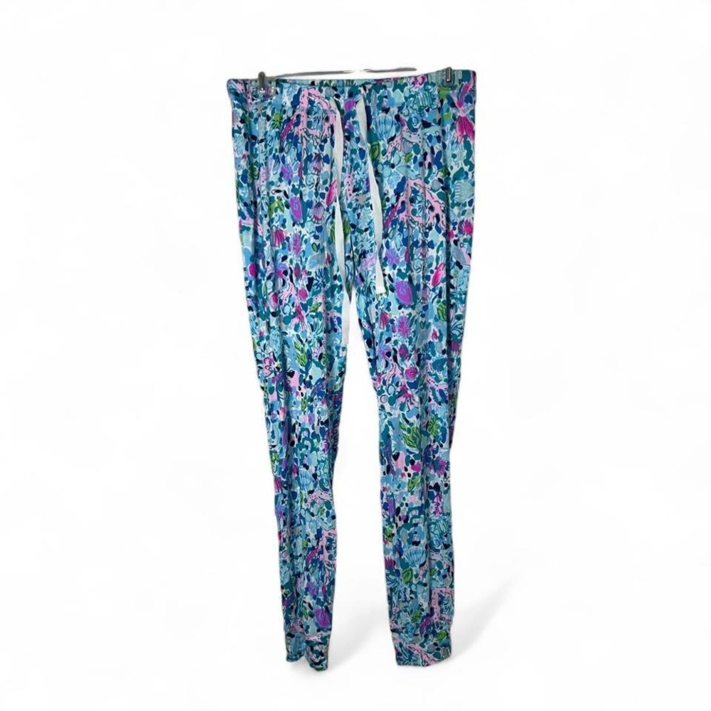 Lilly Pulitzer Tinsley Pajama Joggers In Multi Dive Bar XS